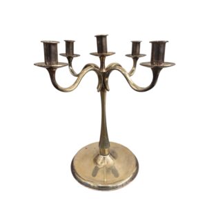 Candelabro argento 5 fiamme