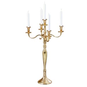 Candelabro imperiale oro h70cm