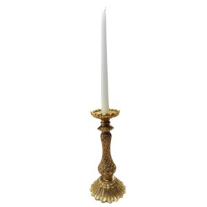 Candelabro oro barocco monofiamma