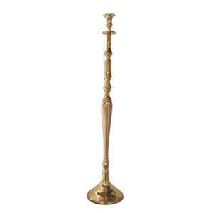 Candelabro oro monofiamma h70cm