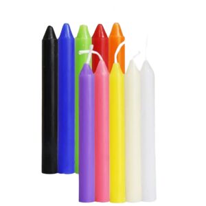 Candele in cera colorate