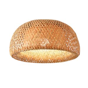 Lampadario Cancun in vimini