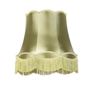 Lampadario Paris retrò in seta verde