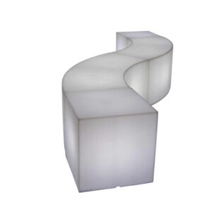Panca snake curva luminosa
