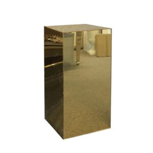 Parallelepipedo specchio oro