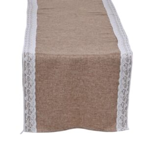 Runner Juta naturale con pizzo