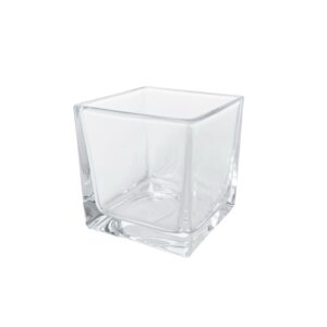 Vasetto cubo vetro