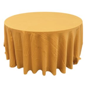 Tovaglia tonda giallo ocra d320cm