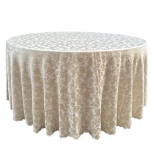 Tovaglia tonda rose champagne d270cm
