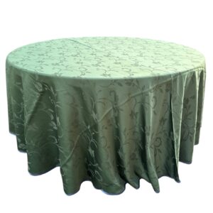 Tovaglia tonda verde foglie d290cm