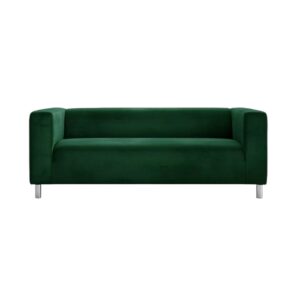 Divano velluto verde inglese