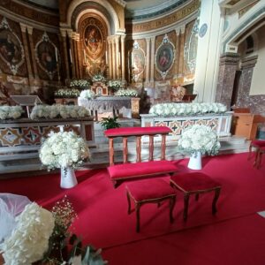 Inginocchio noce 5 colonne