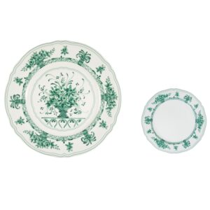 Sottopiatto e piattino pane bouquet verde