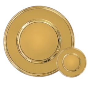 Sottopiatto e piattino pane linea gold
