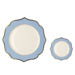 Sottopiatto e piattino pane stella celeste