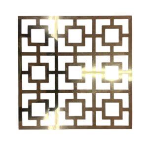 Sottopiatto geometrie oro