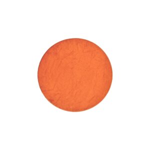 Sottopiatto velluto arancio