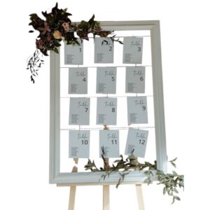 Tableau cornice bianca minimal