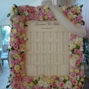 Tableau cornice floreale