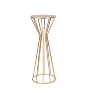 Tavolino alto alzatina oro 30x110h