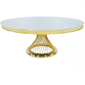 Tavolo Dubai gold specchiato