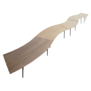 Tavolo snake in legno