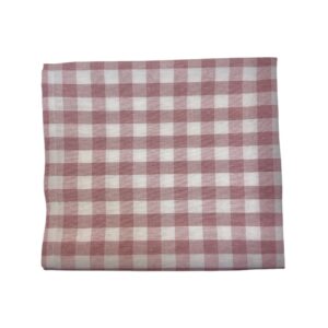 Tovagliolo a quadretti rosa
