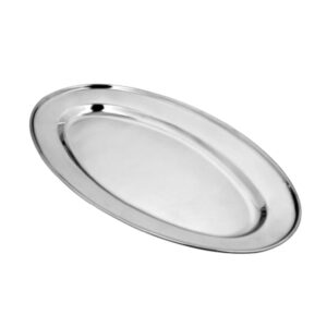 Vassoio ovale acciaio inox (varie misure)