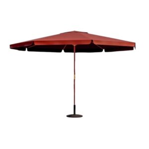 Ombrellone terracotta con telaio in legno d250cm