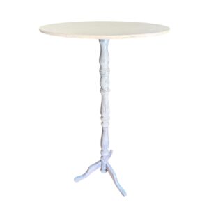 Tavolo bistrot shabby h110cm d60cm