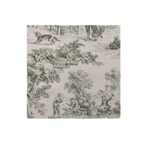 Tovagliolo Toile de Jouy verde