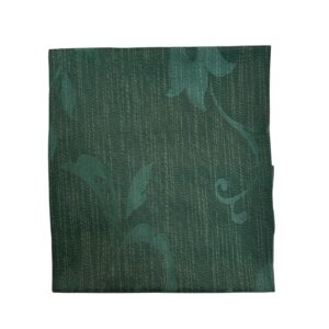 Tovagliolo verde inglese damascato foglie