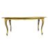 Tavolino panca barocco gold